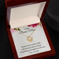 To My Bonus Mom Love Knot Necklace, Birthday Gift For Mother In Law, Easter Gift, Wedding Anniversary Gift, From Son In Law, Meaningful Gift.