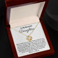To My Beautiful Daughter, Love Knot Necklace, Christmas Gift, Meaningful Gift, Birthday Gift, From Loving Mom,