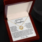 Ready Daughter Love Knot Necklace, Birthday Gift From Dad or Mom to Daughter, Christmas Gift For Her, Daughter Gift
