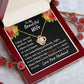 Beautiful Wife Love Knot Necklace
