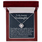 To My Amazing Goddaughter, Love Knot Necklace, Meaningful Gift, Christmas Gift, From Loving  Godmother.