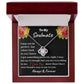 Love Knot Necklace To My Soulmate I May Not be Perfect