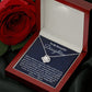 Ready To My Beautiful Daughter, Love Knot Necklace, Christmas Gift, Meaningful Gift, Birthday Gift, From Loving Mom, I Love You.