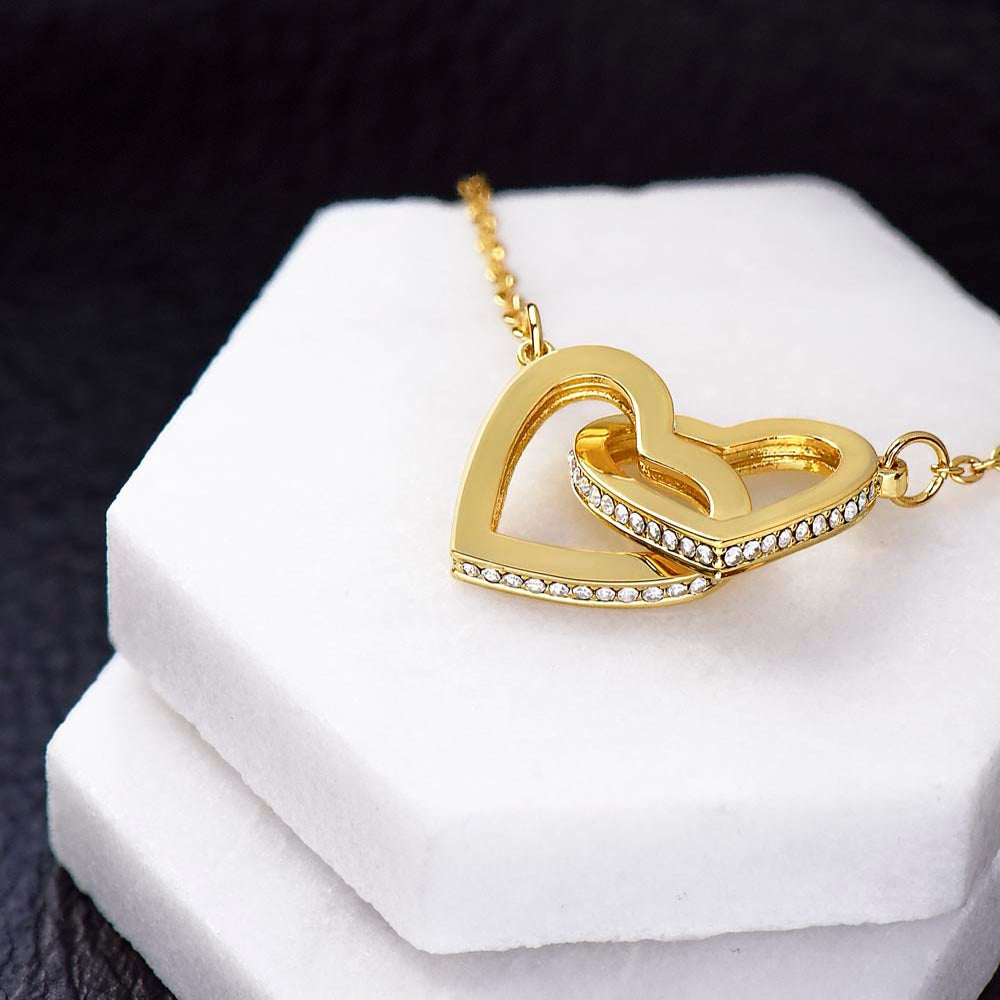 To An Amazing New Nurse Interlocking Hearts Necklace, Nurse Graduation Gift, Grad Gift For Her, New Nurse Appreciation Gift, Professional Gift, Women Jewelry.