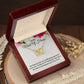 To My Maid Of Honor Interlocking Hearts Necklace, Wedding Anniversary Gift, Meaningful Gift, Birthday Gift For Her, Appreciation Gift.