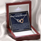 To An Amazing New Camp Director Interlocking Hearts Necklace, New Camp Director Appreciation Gift, Congratulations Gift For Her, Meaningful Jewelry.