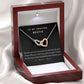 To My Amazing Bestie Interlocking Hearts Necklace, Birthday Gift For An Amazing Bestie, Appreciation Gift, From Bestfriend, I Love You Bestie.