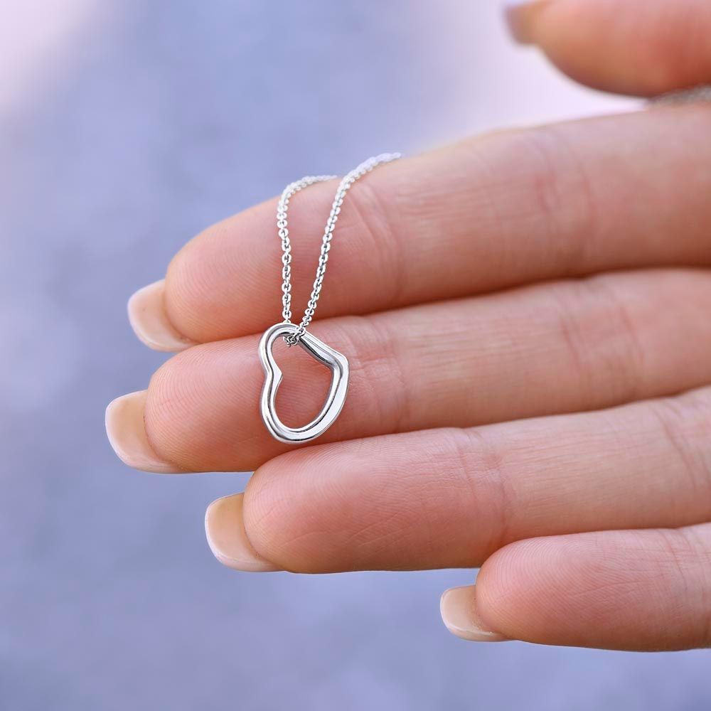 To An Amazing New Personal Care Aide Delicate Heart Necklace, New Personal Care Aide Gift, Appreciation Jewelry Gift, Meaningful Gift, Unique Jewelry Gift,