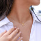 To My Maid Of Honor Delicate Heart Necklace, Wedding Anniversary Gift, Meaningful Gift, Birthday Gift For Her, Appreciation Gift.