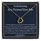 To An Amazing New Personal Care Aide Delicate Heart Necklace, New Personal Care Aide Gift, Appreciation Jewelry Gift, Meaningful Gift, Unique Jewelry Gift,