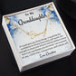 To My  Granddaughter Signature Style Necklace, Custom Name Birthday Gift, From Grandmother, Personalized Graduation Gift.