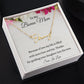 To My Bonus Mom Signature Style Necklace, Custom Name Necklace Gift For Mother In Law other, Mothers Day Gift, Birthday Gift From Son In Law, Wedding Anniversary Gift.