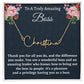 Personalized Signature Necklace, Boss Gift for Women Boss, Name Necklace Gift, Boss Lady Jewelry Gift, Appreciation Thank You Gift