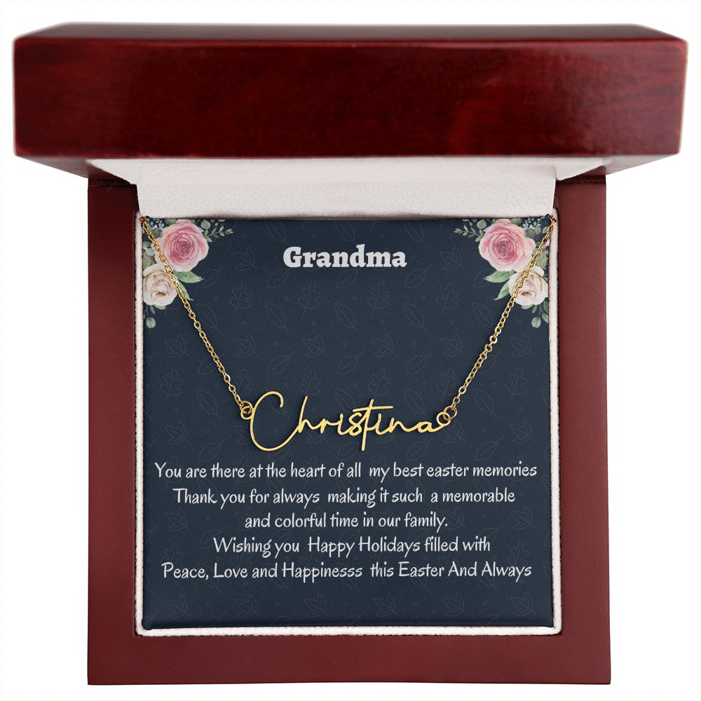 Buy Personalized Gifts for Mom Grandma Signeaster Personalized Signeaster  Gift for Grandmaeaster Gift Sign Namewooden Rabbits Personalized Online in  India - Etsy