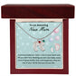 To An Amazing New Mom Custom Baby Feet Necklace, Engraved Baby Feet Necklace, Gift For New Mom, First Time Mom To Be Gift.