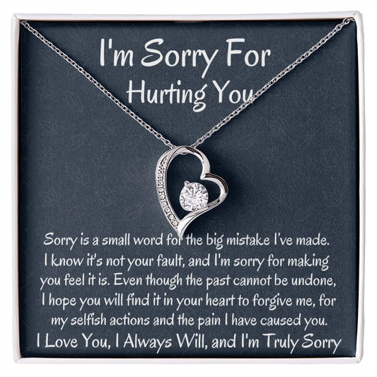 To My Lovely Wife, Forever Love Necklace, Birthday Gift For Her, Christmas Gift