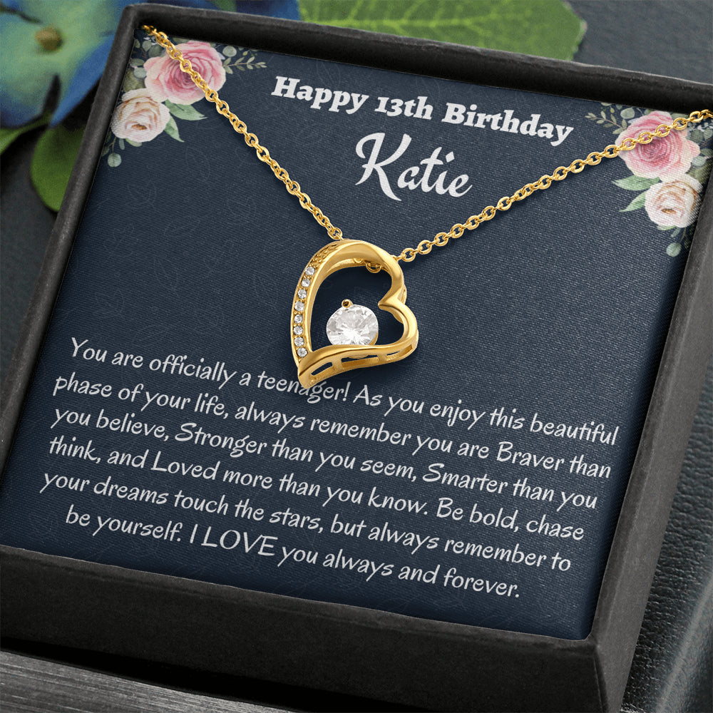 Personalized Thirteenth Birthday Gift Gift for 13 year old Girl Fore All Family Gear Collections