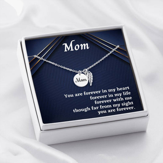 Mom Remembrance Necklace, Loss of Father Gift, Bereavement Gift, Sympathy Necklace, Memorial Gift