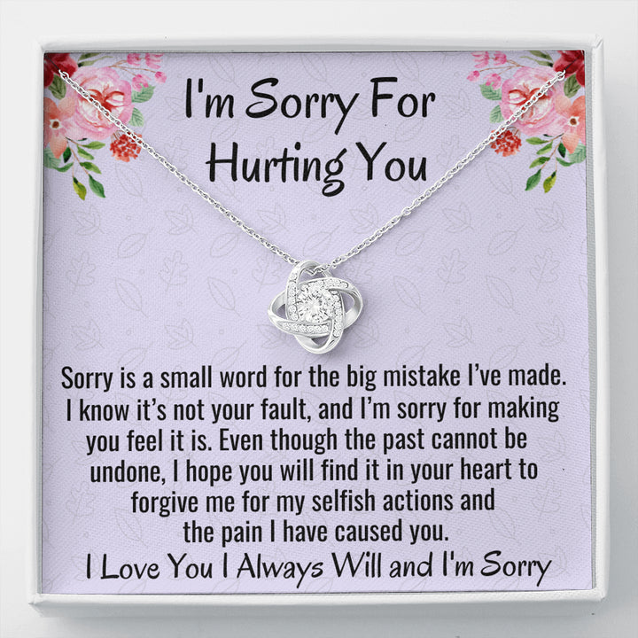 Apology Gift for Her Necklace Knot, Forgiveness Sorry Gift for Wife  Girlfriend | eBay