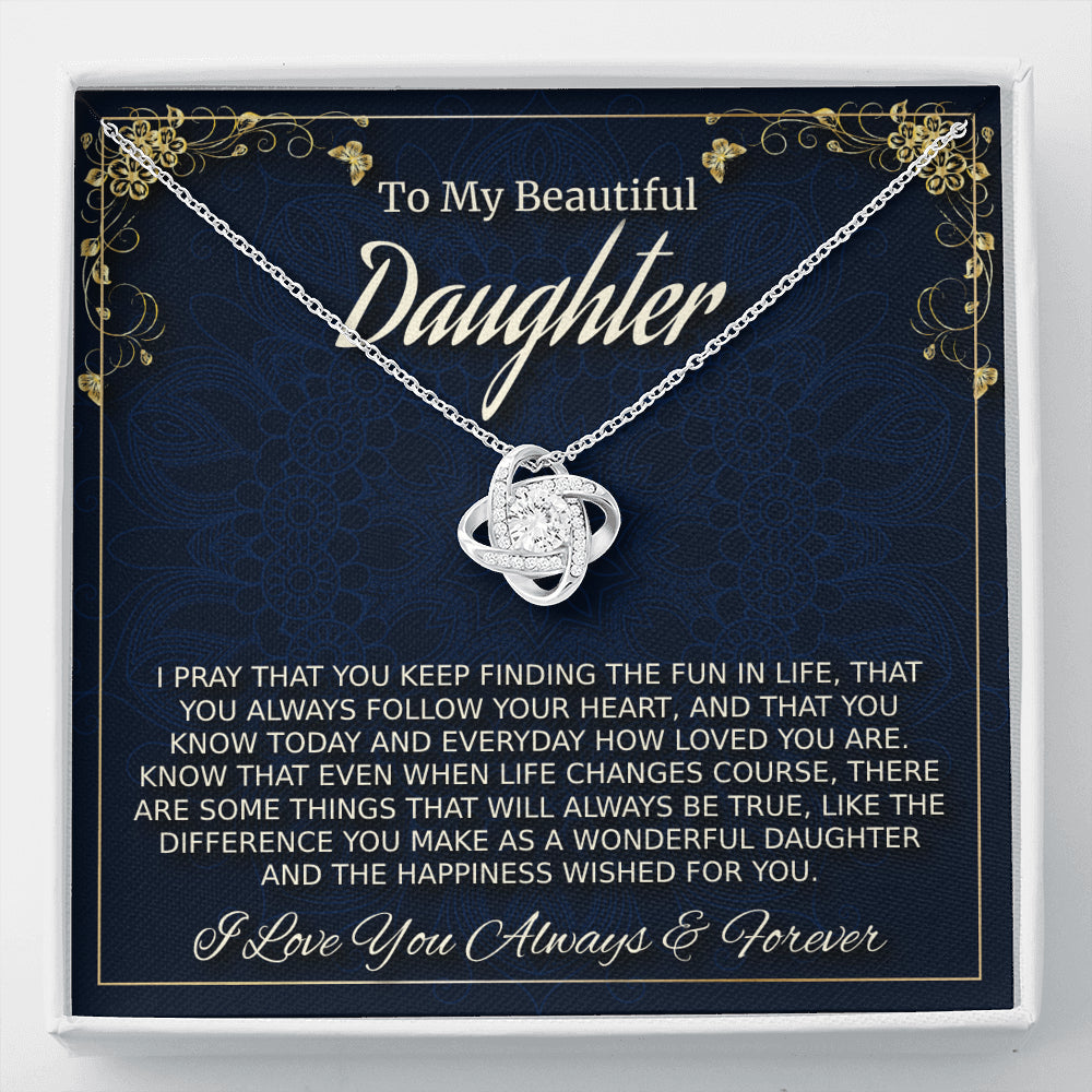Daughter Necklace Gift From Dad, Reach For The Stars Necklace For Daug – VC  Gift Stores