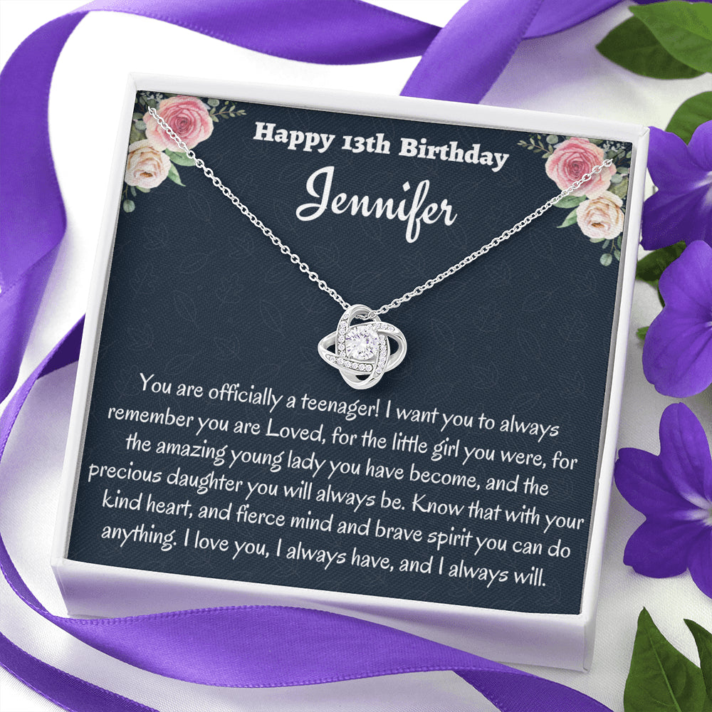 13th Birthday Gift Girl, 13th Birthday Gift, 13 Teenager , Thirteenth  Birthday Necklace, Gift for 13 Year Old Girl Gifts, Teen Birthday Gift 