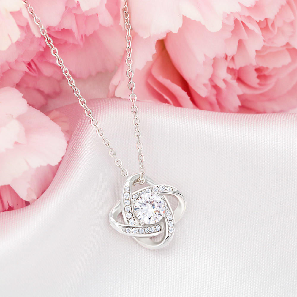 Birthday Gift for 11 Year Old Girl, Personalized Eleventh Birthday Gift, Love Knot Necklace, Birthday Present for 11 Year Old, Birthday Gift For A Daughter
