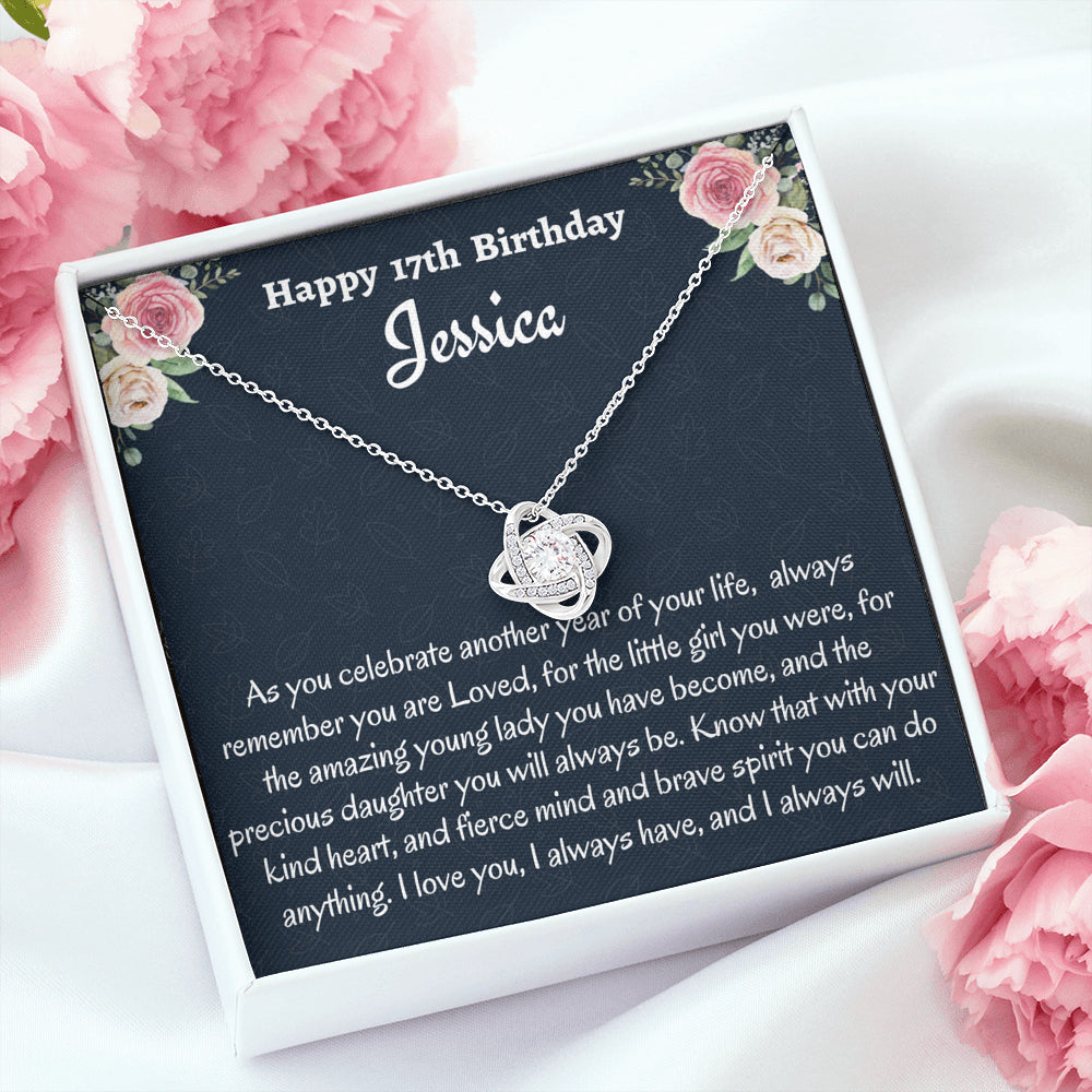  Gift for 17 Year Old Girl Birthday Gift for 17 Birthday  Necklace for 17th Birthday Gift for Seventeen Girl Birthday Jewelry Gift  for 17 yo Girl : Handmade Products