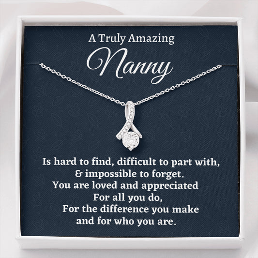 Nanny Gift, Appreciation Gift For A Nanny, Beautiful Necklace Personalized Gift, Jewelry Gift For Women