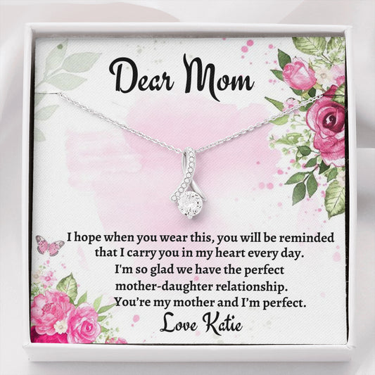 Gift for Mom, Beautiful Necklace Gift For Mom, Birthday Gift, Present From Daughter to Mother Christmas Gift