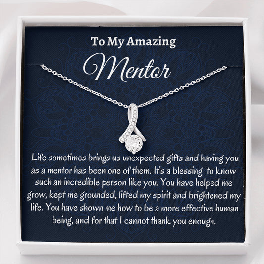 Mentor Gift For Women, Beautiful Necklace, Appreciation Gift for Mentor, Career Mentor, Gift For Boss, Thank You Gift For Teacher