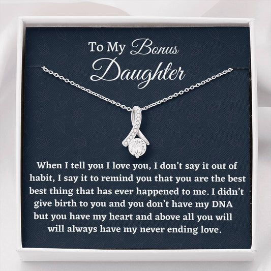Bonus Daughter Gift, Stepdaughter Gift, Beautiful Necklace, Birthday Gift, Stepmom Present for Stepdaughter Daughter In Law