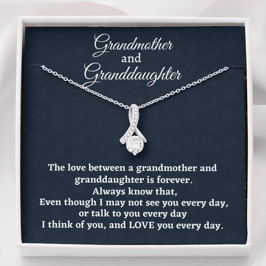 Grandmother & Granddaughter Necklace, Beautiful Necklace Grandma Gift, Granddaughter Gift, Birthday Christmas Gift