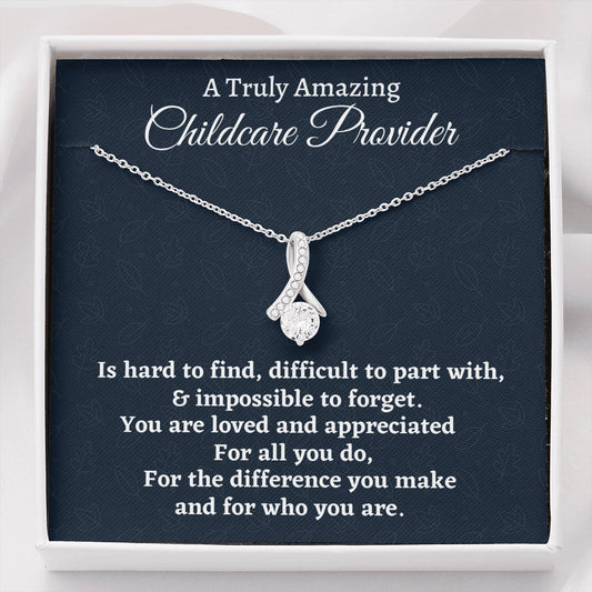 Childcare Provider Gift, Appreciation Gift For A Childcare Provider, Beautiful Necklace Personalized Gift, Jewelry Gift For Women