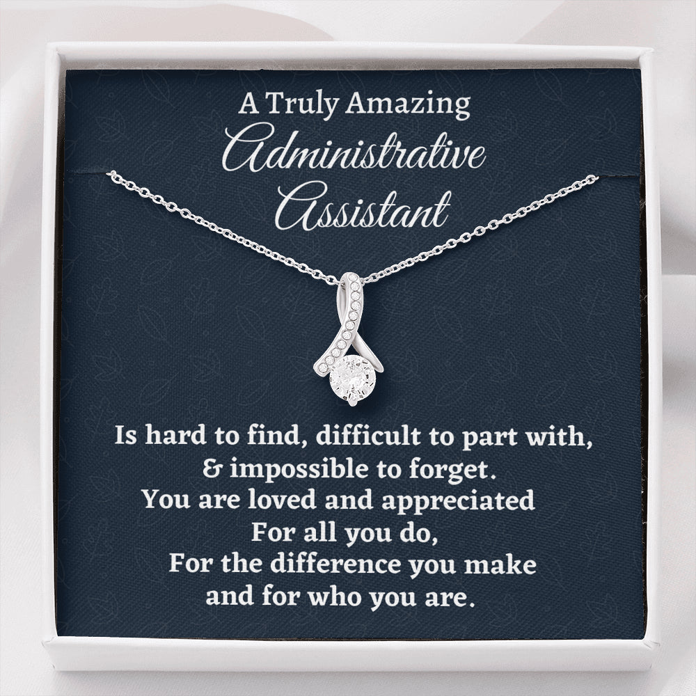Administrative Assistant Gift, Appreciation Gift For An Administrative Assistant, Beautiful Necklace Personalized Gift, Jewelry Gift For Women