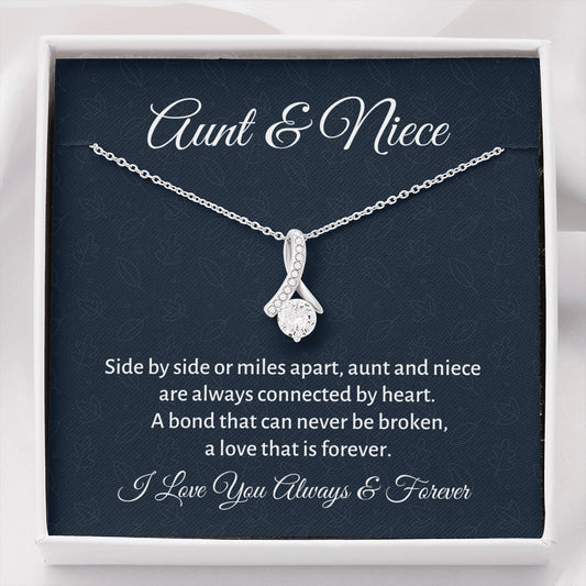 Aunt And Niece Gift for Birthday Present or Christmas Gift, Beautiful Necklace Gift