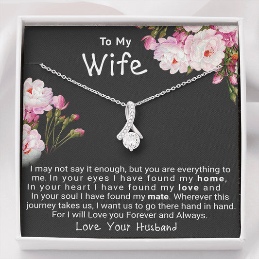 Jewelry Gift For Wife, Gift for Wife Beautiful Necklace, Christmas Gift for Wife, On her Birthday Gift, Anniversary Gift To My Soulmate Gift