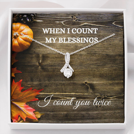 Thanksgiving Jewelry, Thankful For You Necklace, Beautiful Necklace, Appreciation Necklace Thanksgiving for Her, Family Apart Gift