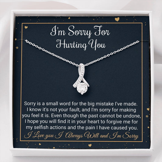 Apology Gift, I'm Sorry Gift, Beautiful Necklace, Apology For Wife or Girlfriend, Forgive me Jewelry, Sorry Gift For A Friend or Partner, Sorry Sister