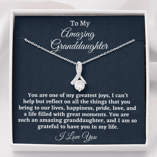 Granddaughter Gift, Beautiful Necklace, Necklace for Granddaughter, Jewelry for Granddaughter From Grandparent For Birthday Gift