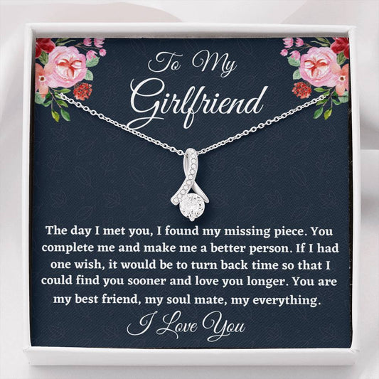 To My Girlfriend Necklace Gift, Beautiful Necklace For Her Birthday, Anniversary Gift, Gift For Her, Gift For Girlfriend