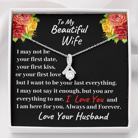 Necklace Gift for Wife Lovely Birthday or Christmas Gift for Wife, Anniversary Gift