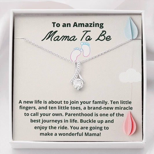 Mama To Be Necklace Gift, Gift for Expecting Moms Necklace, Baby Shower Gift Mom to Be, New Mom Gift, Pregnancy gift