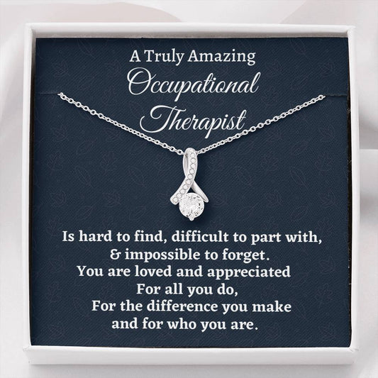 Occupational Therapist Gift, Appreciation Gift For An Occupational Therapist, Beautiful Necklace, Personalized Co-worker  Gift, Jewelry Gift For Women