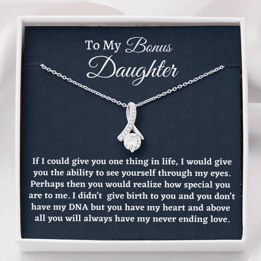Stepdaughter Gift, Bonus Daughter Gift, Beautiful Necklace, Birthday Gift, Stepmom Present for Stepdaughter Daughter in Law