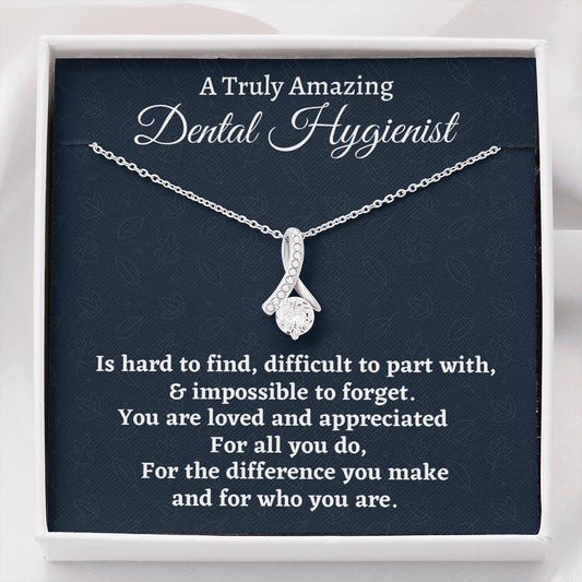 Dental Hygienist Gift, Appreciation Gift For A Dental Hygienist, Beautiful Necklace Personalized Gift, Jewelry Gift For Women