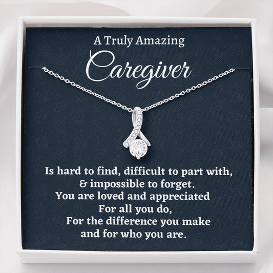 Caregiver Gift, Appreciation Gift For A Caregiver, Beautiful Necklace Personalized Gift, Jewelry Gift For Women