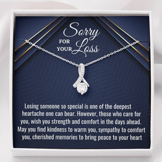 Sorry for Your Loss Gift, Loss of a Loved One, Grief, Bereavement Gift, Sympathy Necklace, Loss of Husband, Loss of Father