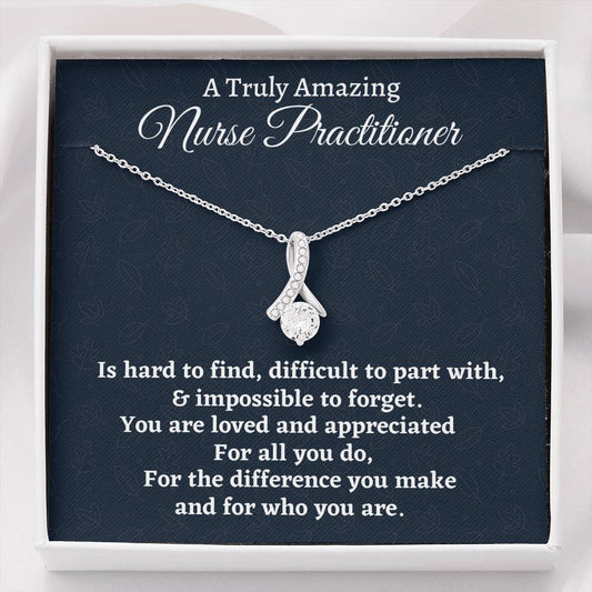 Nurse Practitioner Gift, Appreciation Gift For A Nurse Practitioner, Beautiful Necklace Personalized Nurse Practitioner Gift, Nurse Jewelry Gift For Women