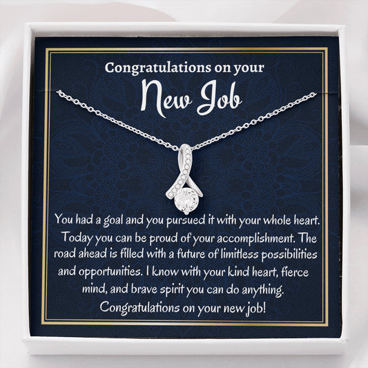 New Job Gift For Her, Beautiful Necklace, Congratulations On New Job, Leaving Gift, New Beginnings Necklace Gift, Promotion Gifts For Women