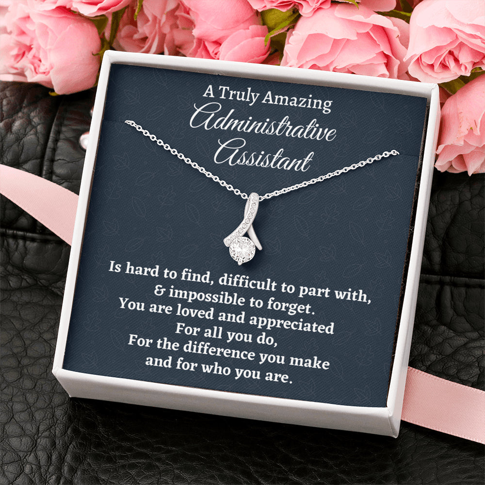 Administrative Assistant Gift, Appreciation Gift For An Administrative Assistant, Beautiful Necklace Personalized Gift, Jewelry Gift For Women